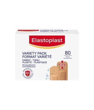 Elastoplast Fabric + Plastic Bandages Variety Pack