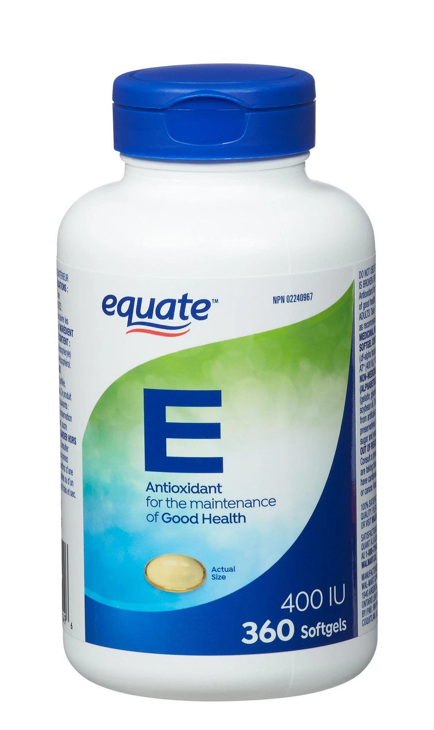Equate Vitamin E 400IU 360 Softgels
