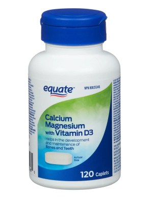 Equate Calcium Magnesium with Vitamin D3 120 caplets