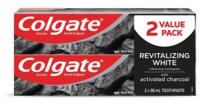 Colgate Essentials Toothpaste with Charcoal, 98 ML, 2-pack 2x98 ml
