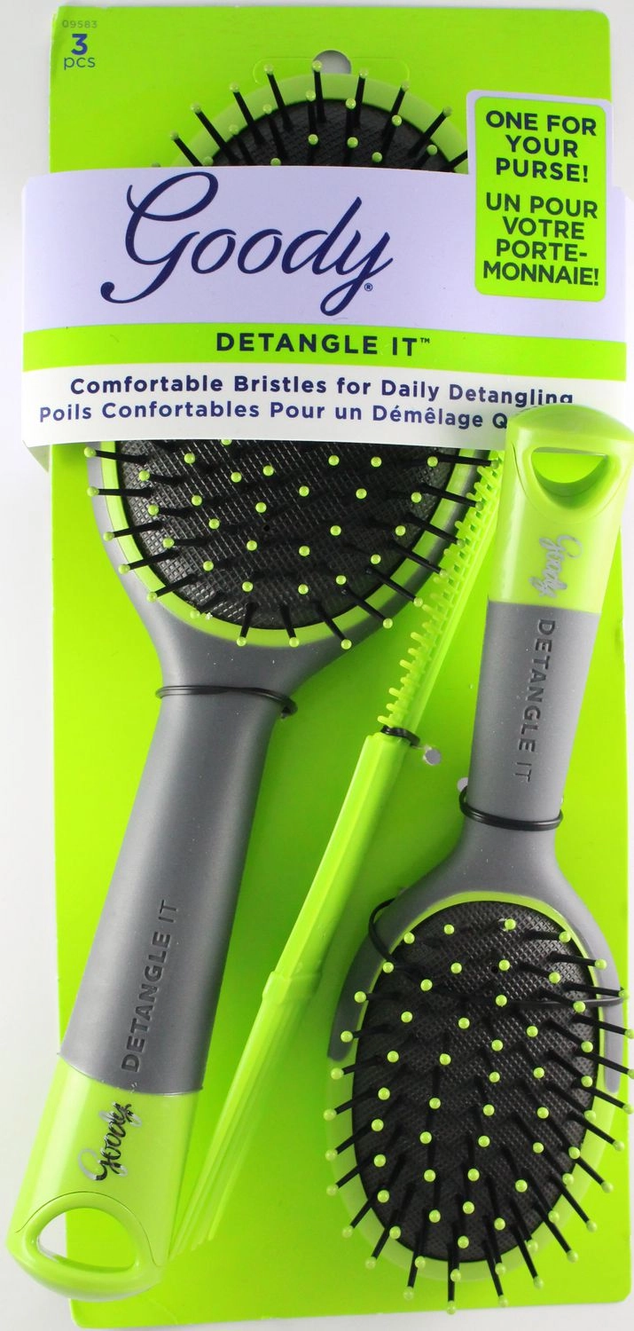 Goody Detangle It Oval Cushion Comb Combo