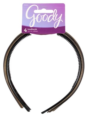 Goody Classics Thin Pattern Headbands - Assorted 4pc