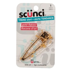 Scunci Gold Flake Clip