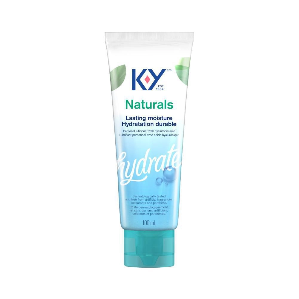 K-Y Naturals Moisture+ Personal Lubricant with Hyaluronic Acid 100 mL