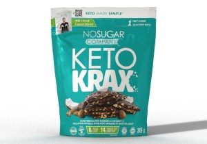 No Sugar Keto Krax Dark Chocolatey Almond & Coconut 245 g