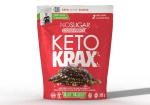 No Sugar Keto Krax Dark Chocolatey Sea Salt & Almond 245 g