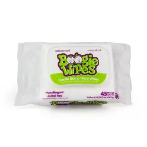 Boogie Wipes Gentle Saline Nose Wipes 45ct 45 Count