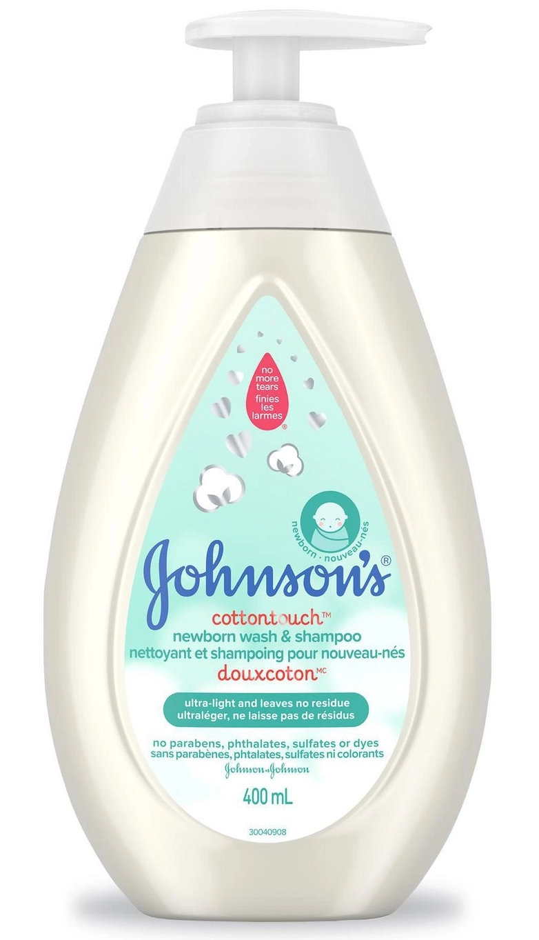 Johnson's Baby Cottontouch Newborn Wash & Shampoo 400 mL