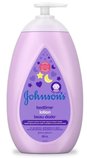 Johnson's Baby Bedtime Lotion for Dry Skin 800 mL