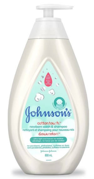 Johnson's CottonTouch Newborn Wash & Shampoo 800 mL