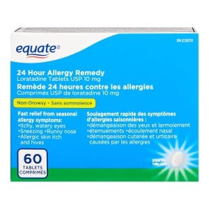 Equate 24 Hour Allergy Remedy 10 mg