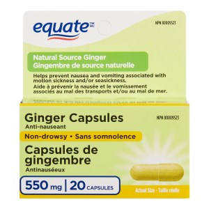 Equate Ginger Capsules 550 mg 20 CAPSULES