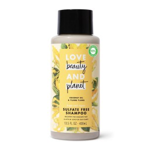Love Planet Beauty Coconut Water and Ylang Ylang Shampoo 400mL