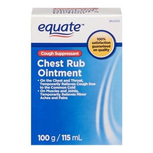 Equate Chest Rub Ointment 100 g