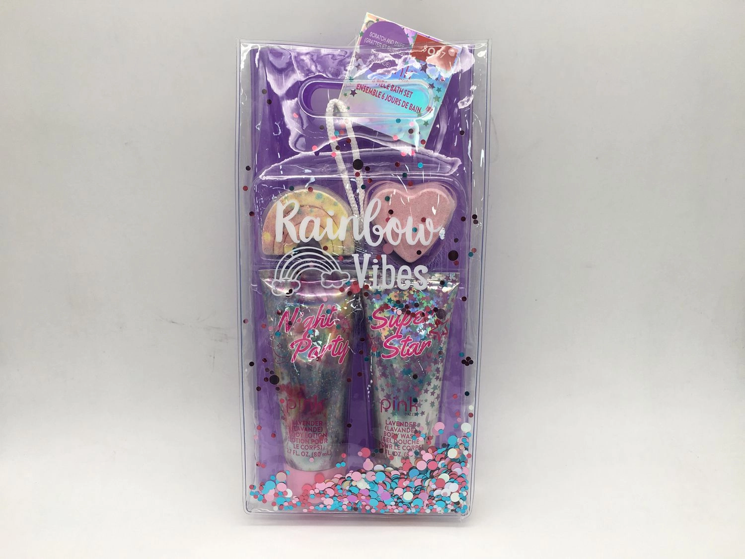 Pink Dazzel 6-Piece Bath Set 80 mL