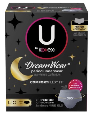 DreamWear® Disposable Overnight Period Underwear, Large