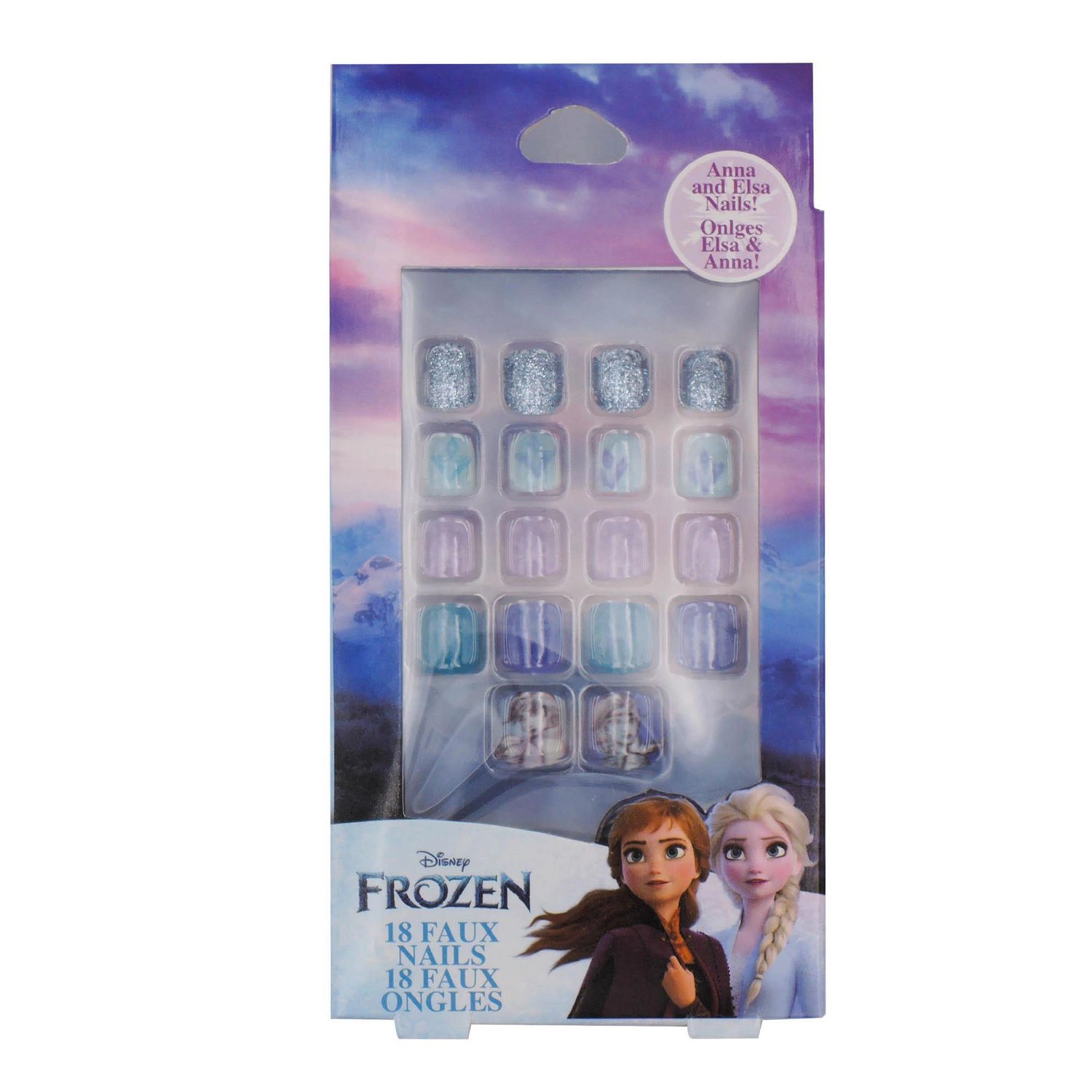 Frozen 18pc Faux Nails