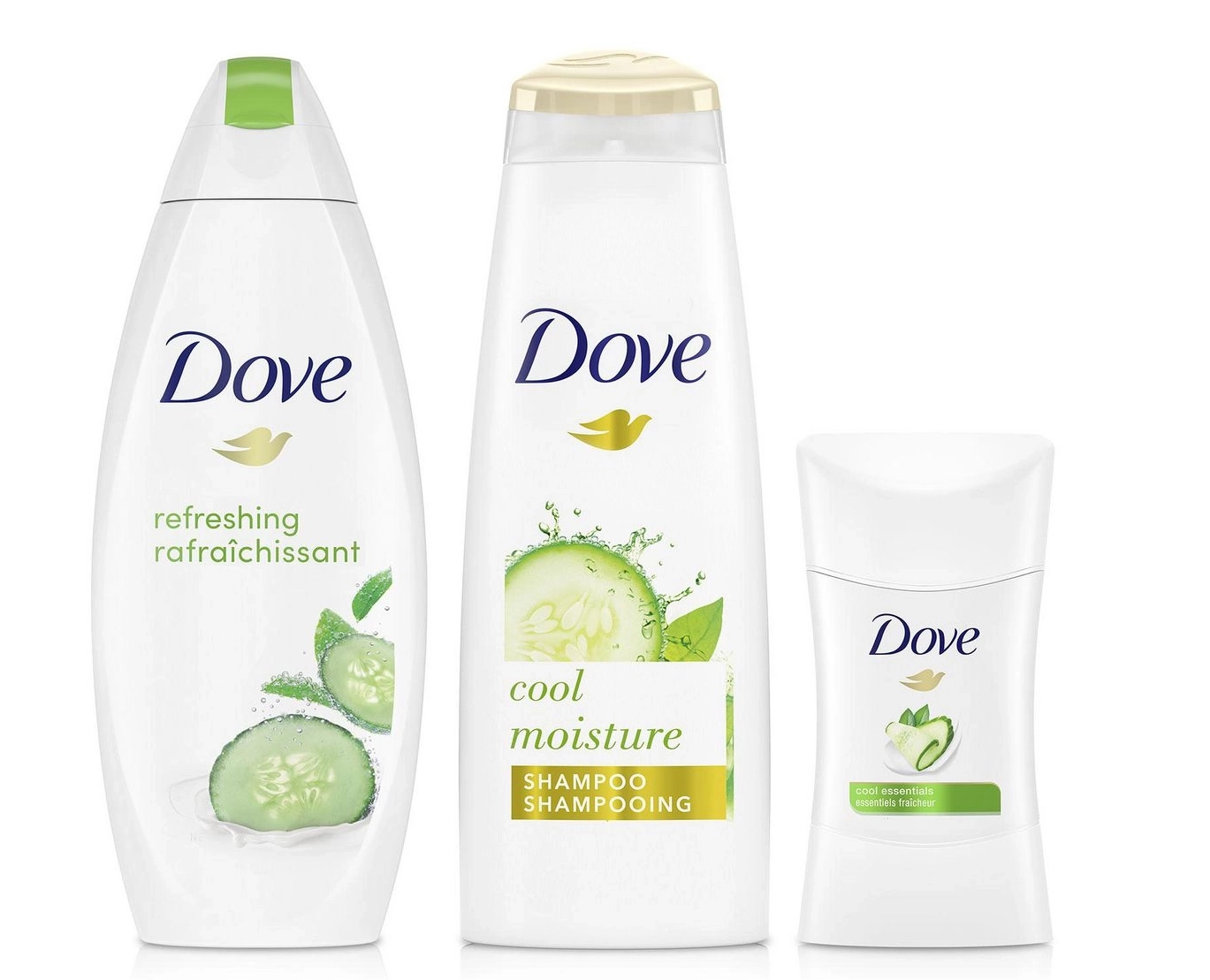 Dove Women Cool Moisture Refreshing Beauty Essentials Gift Set