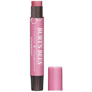 BURT'S BEES Lip Shimmer with Peppermint Oil - Strawberry