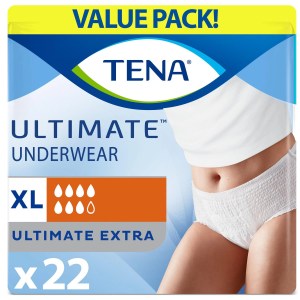 TENA Ultimate Underwear, Ultimate Absorbency Extra Large, 22 count