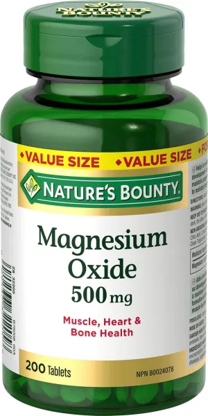 Magnesium Oxide 200 Tablets