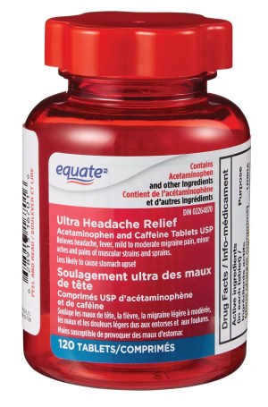 Equate Ultra Headache Relief 120 TABLETS