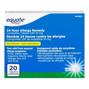 Equate 24 Hour Allergy Remedy 10 mg