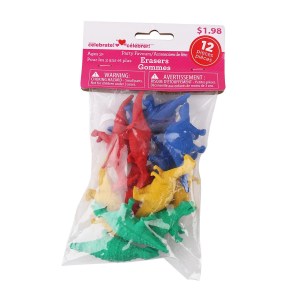 Dinosaur Erasers