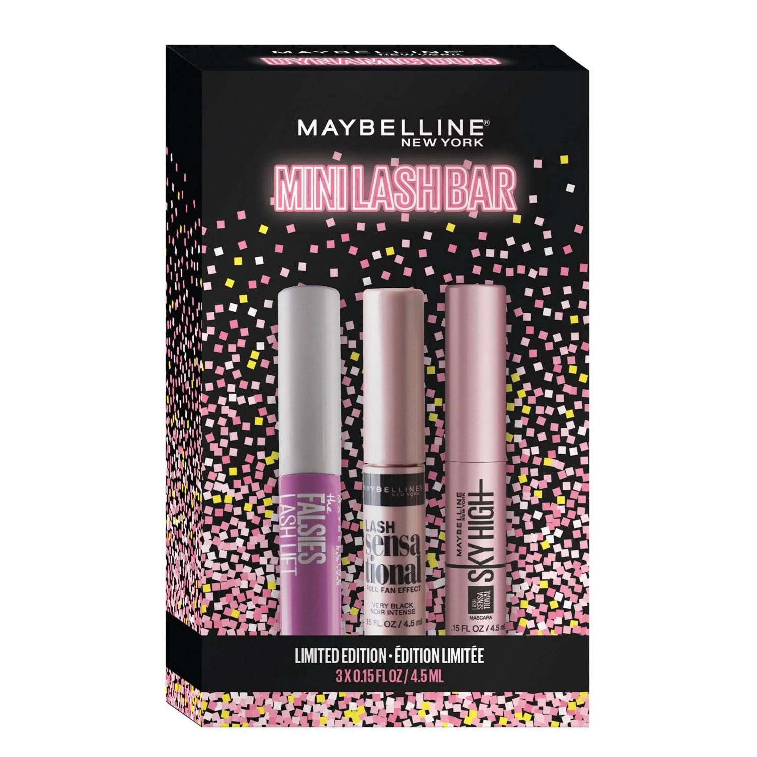 Maybelline New York Lash Bar Mascara Holiday Kit Trio 4.5 ml