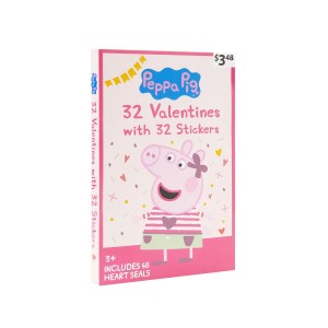 Peppa Pig Valentine's Day Cards, 32 Count