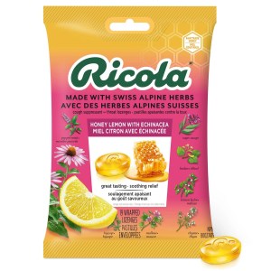 Ricola Honey Lemon with Echinacea Cough Drops, 19 Count