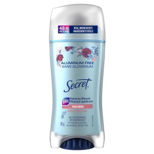 Secret Aluminum Free Deodorant for Women, Rose