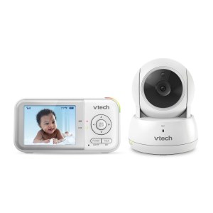VTech VM3262 2.8” Digital Video Baby Monitor with Pan & Tilt, White