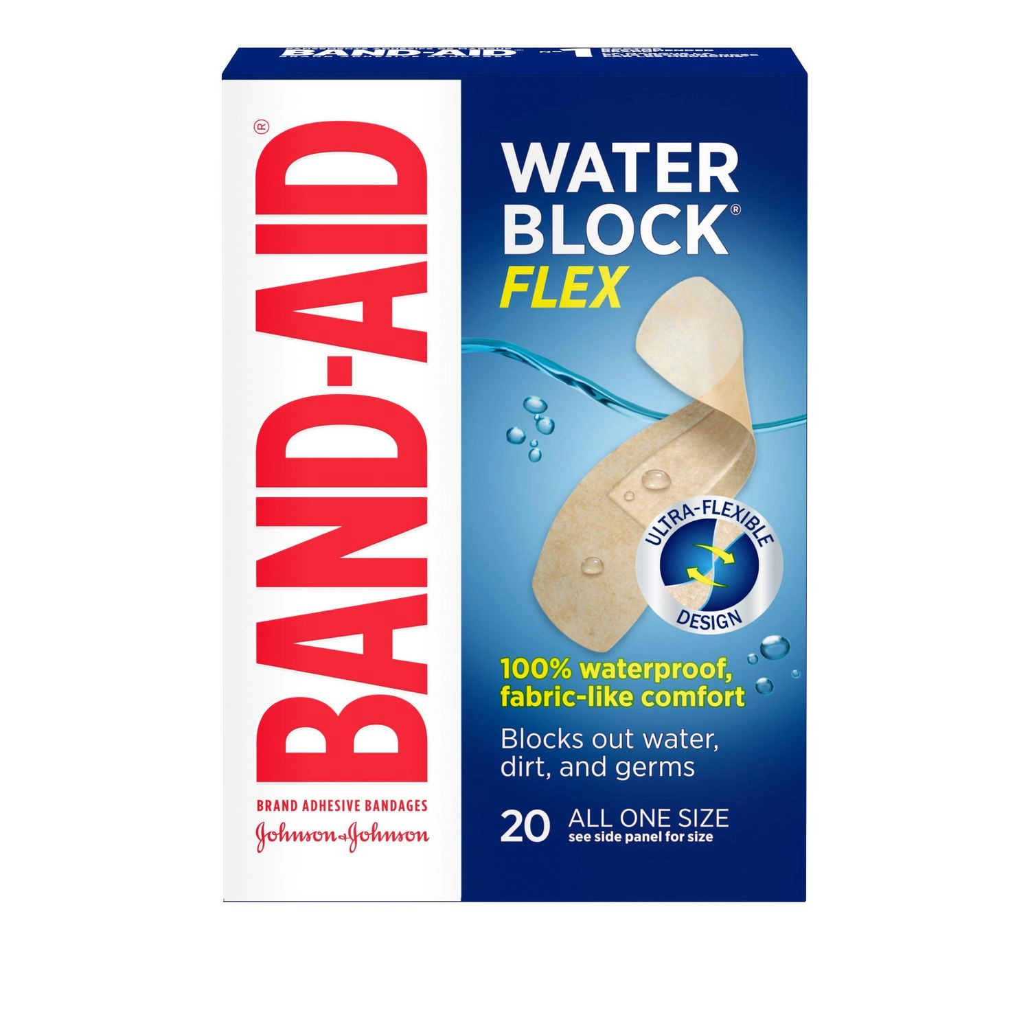 Band-Aid Brand Water Block Flex Adhesive Bandages
