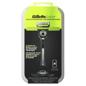Gillette Labs with Exfoliating Bar Razor and Travel Case