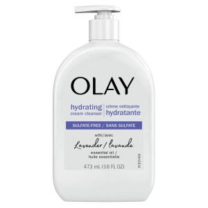 Olay Hydrating Cream Face Wash with Lavender Essential Oil 473 mL