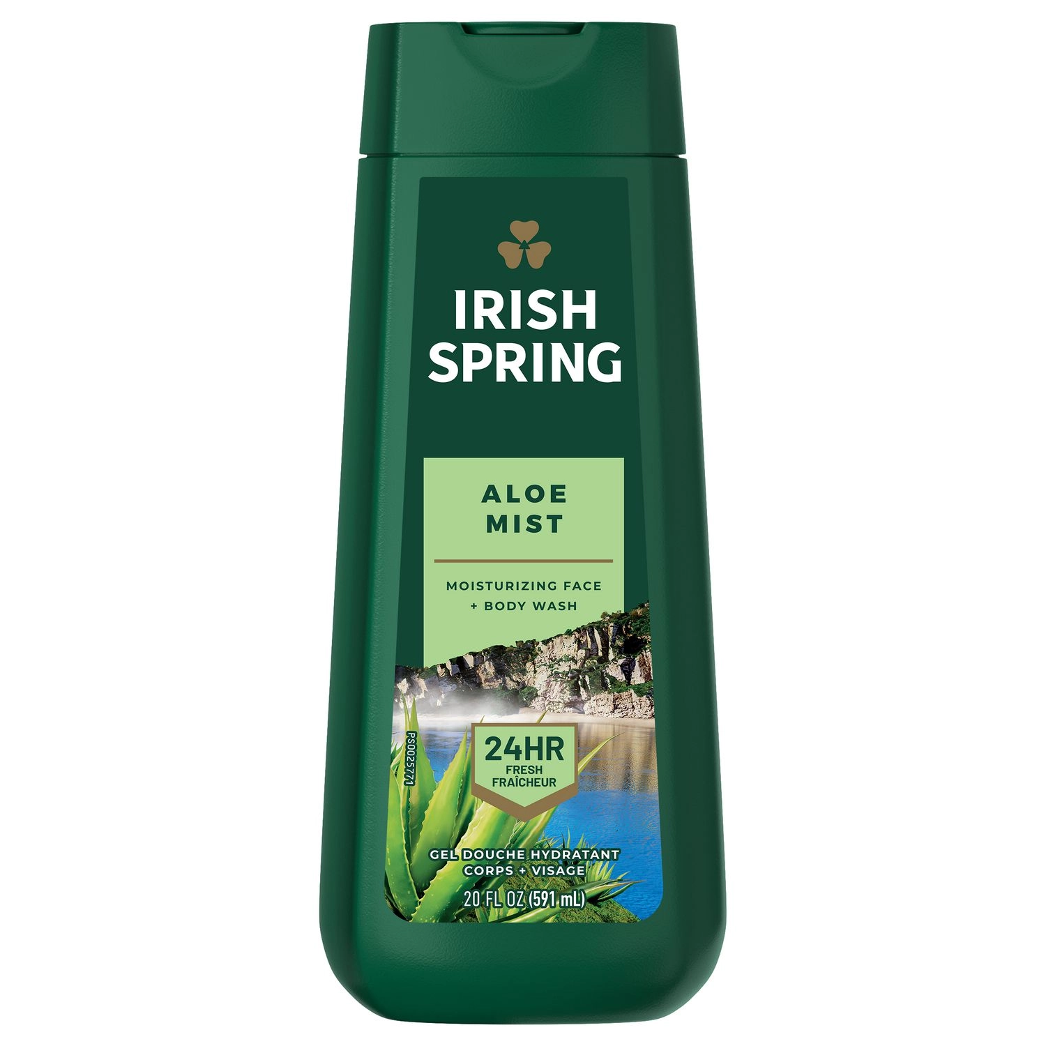 Irish Spring Aloe Mist Body Wash for Men, 591 mL 591 mL