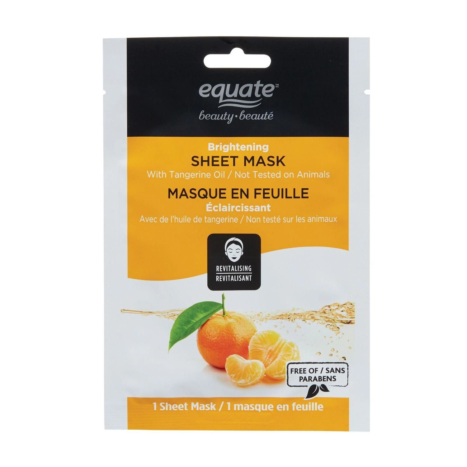 Equate Beauty Brightening Sheet Mask