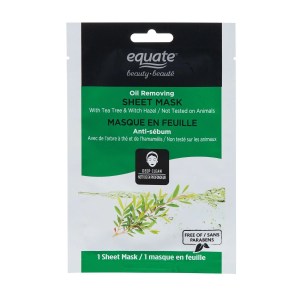 Equate Beauty Oil Removing Sheet Mask