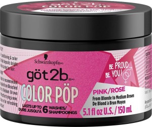 Schwarzkopf Got2b Color Pop Intense Color & Care Mask Pink 150 ml 150 ml