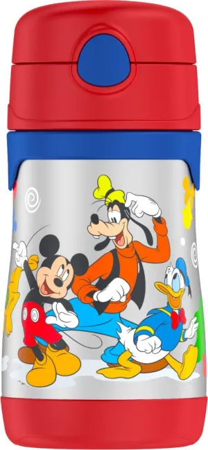OThermos Kids Vacuum Insulated 10 Oz Straw Bottle, Mickey Mouse
