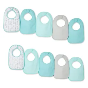 OGeorge Infants' Unisex Bib 10-Pack
