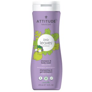 ATTITUDE Little Leaves 2-in-1 Shampoo and Body Wash - Vanilla & Pear 473 mL
