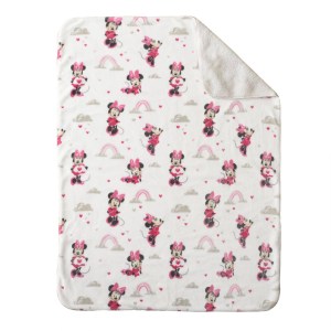 Disney Minnie Mouse Plush Baby Blanket