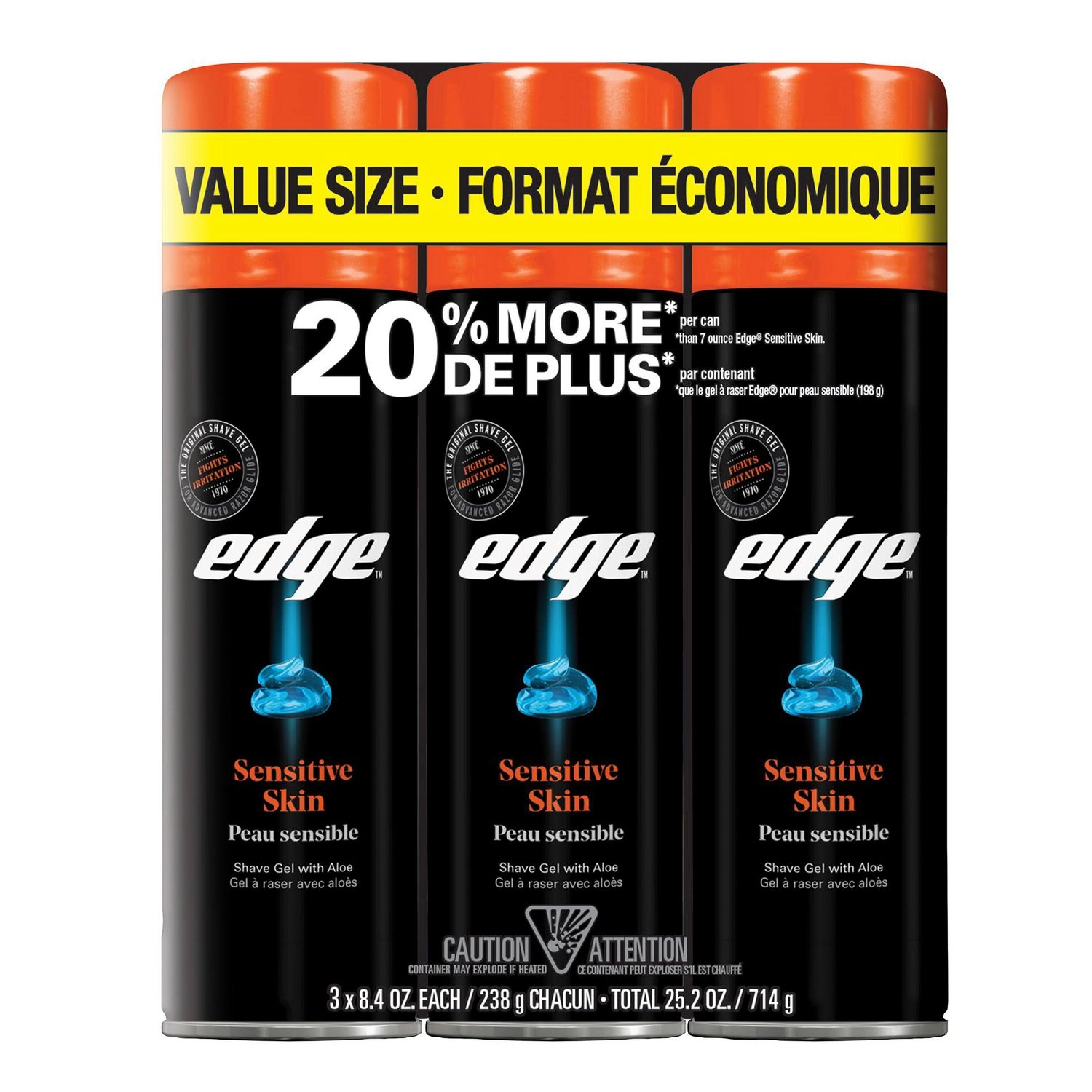 Edge Sensitive Skin Men's Shave Gel