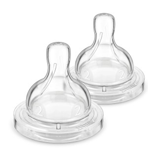 Philips Avent Anti-Colic Baby Bottle Flow 2 Nipple, 2 Pack