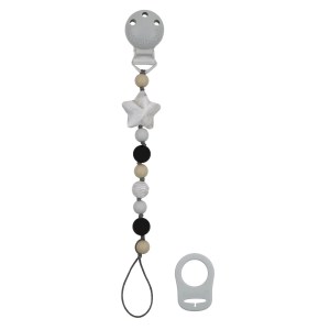 Kushies Silibeads Silicone Pacifier Clip - Star