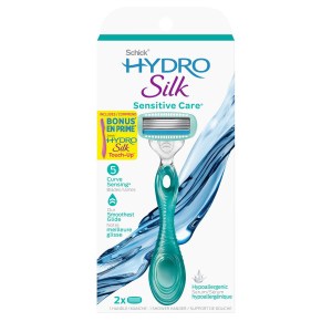 Schick Hydro Silk Sensitive Skin Razor with Bonus Eyebrow Razor