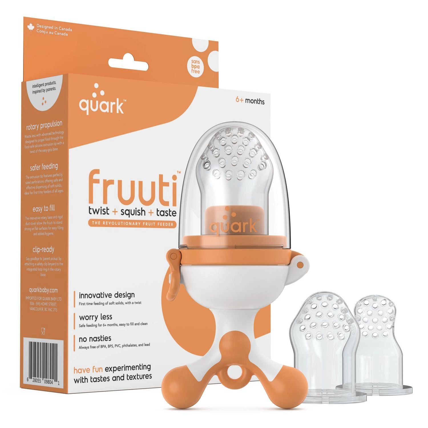 Fruuti Baby Fruit Feeder Pacifier by Quark