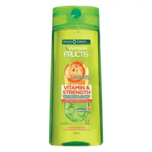 Garnier Fructis Vitamin & Strength Strengthening Shampoo for Weak Hair with Tendency to Fall, 650mL 650 ml